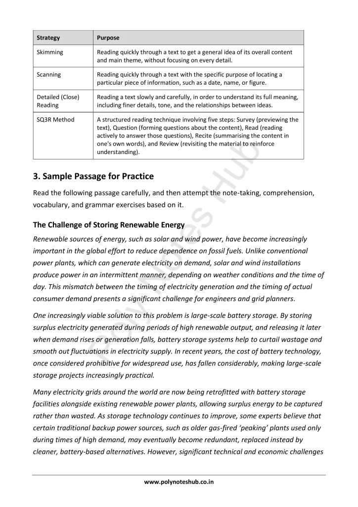 Reading Comprehension Notes PDF | Free Download Poly Notes Hub Reading Comprehension Notes PDF | Free Download - Poly Notes Hub