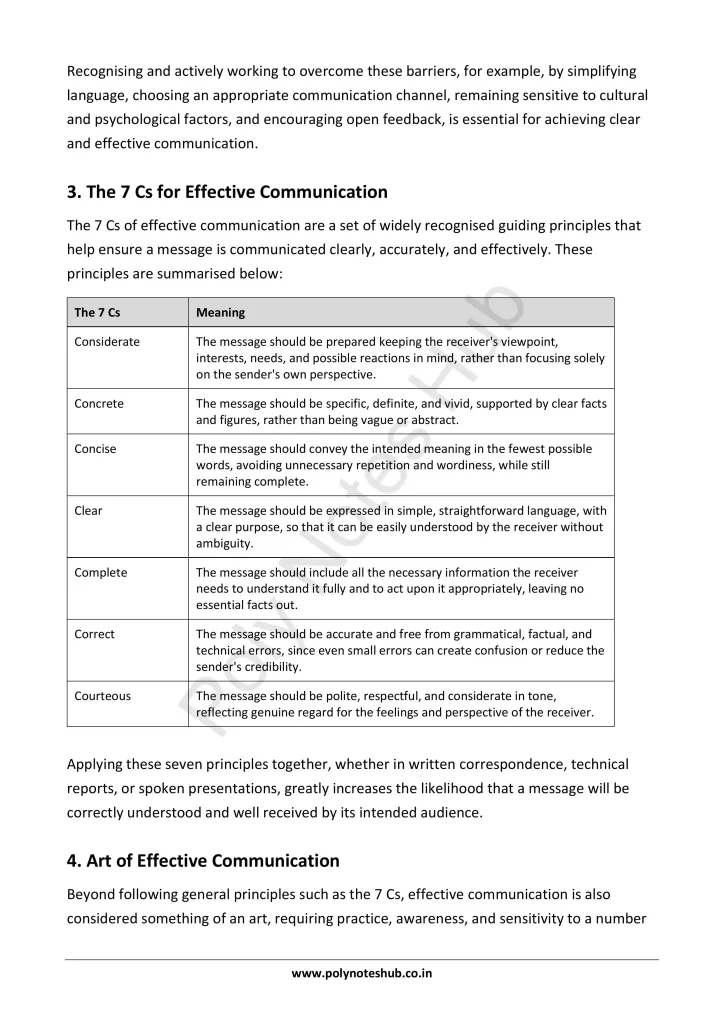 Communication Skills Theory and Practice Notes PDF | Free Download Poly Notes Hub Communication Skills Theory and Practice Notes PDF | Free Download - Poly Notes Hub
