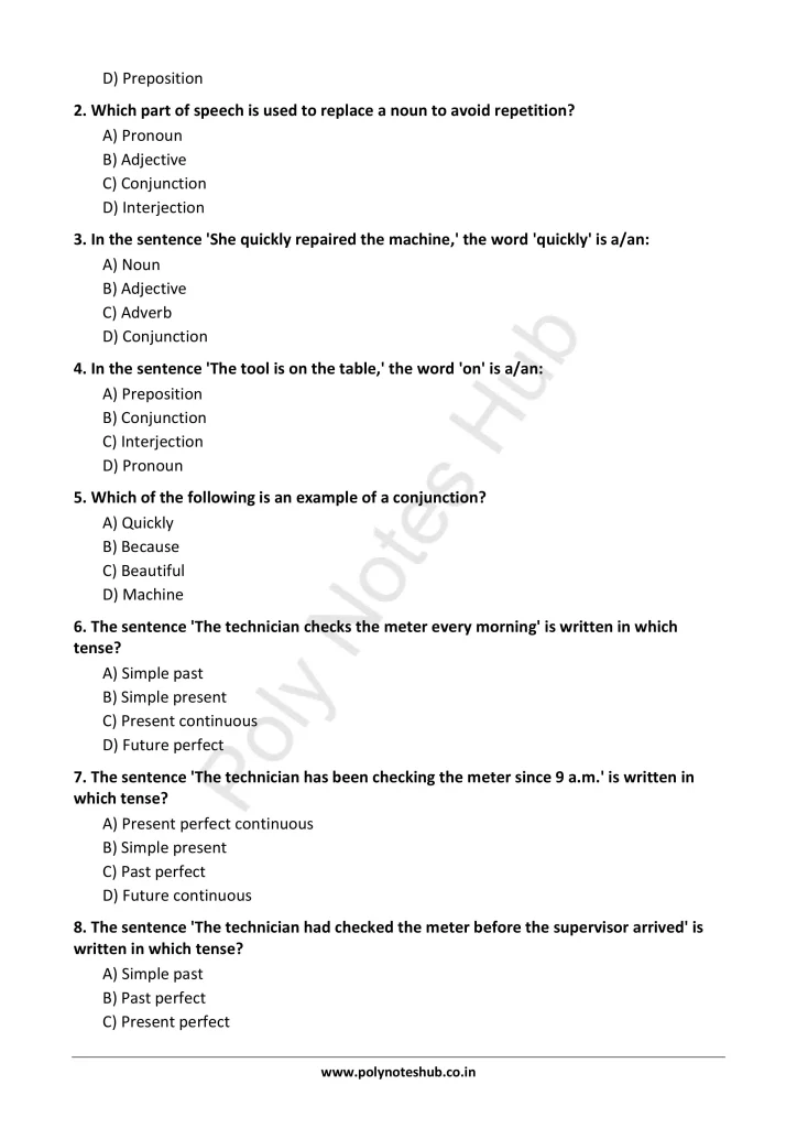 Vocabulary and Grammar Notes PDF | Free Download Poly Notes Hub Vocabulary and Grammar Notes PDF | Free Download - Poly Notes Hub
