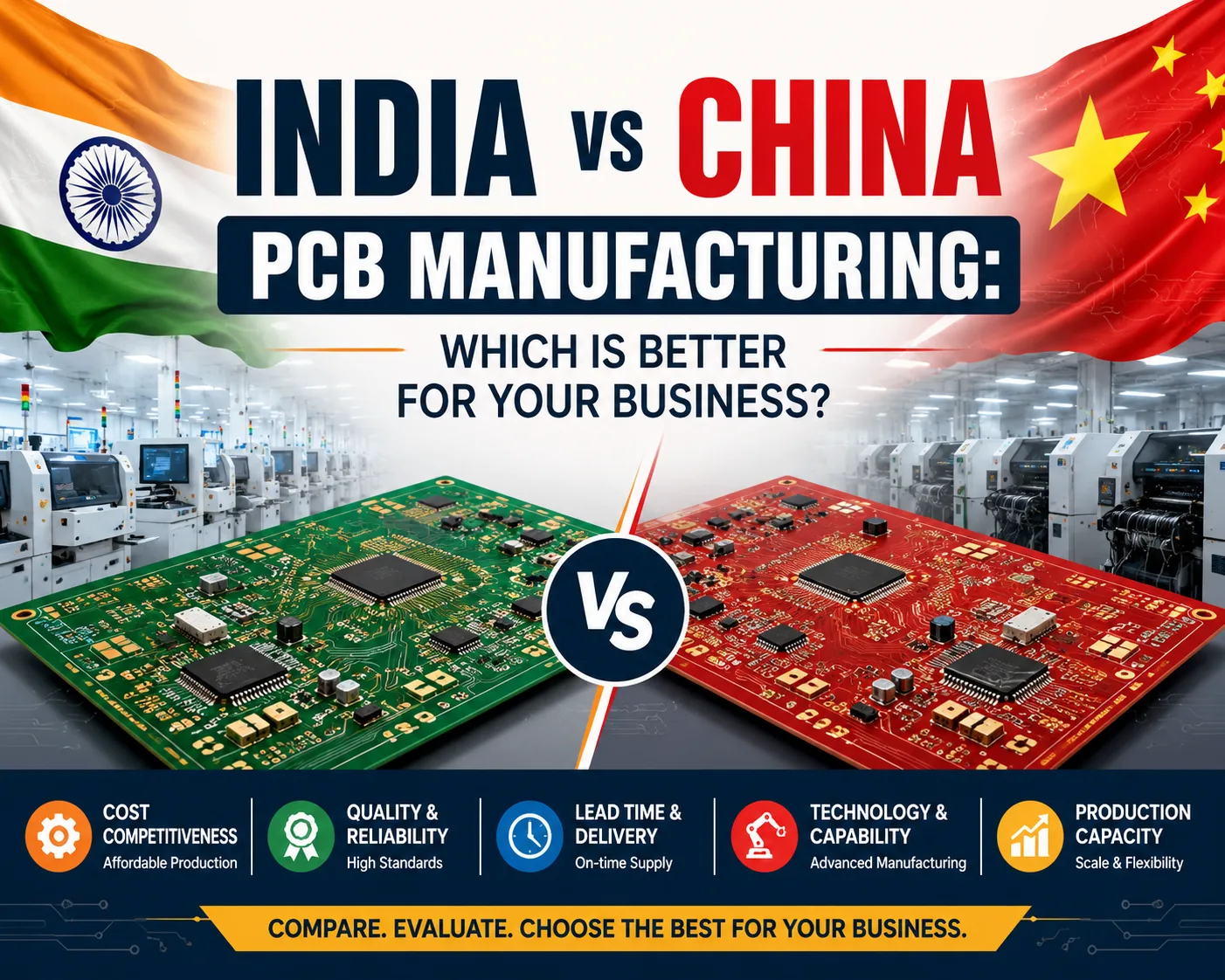 China PCB Manufacturing vs India PCB Manufacturing - Poly Notes Hub