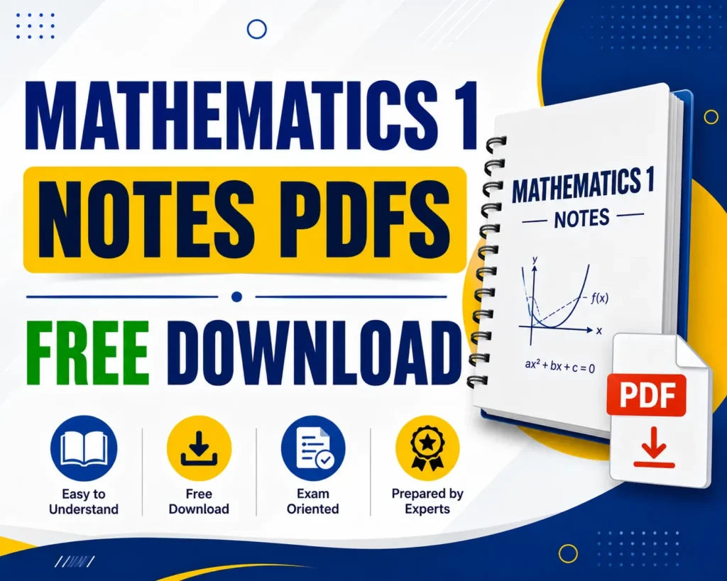 Mathematics 1 Notes PDFs from Polytechnic 1st Semester - Poly Notes Hub
