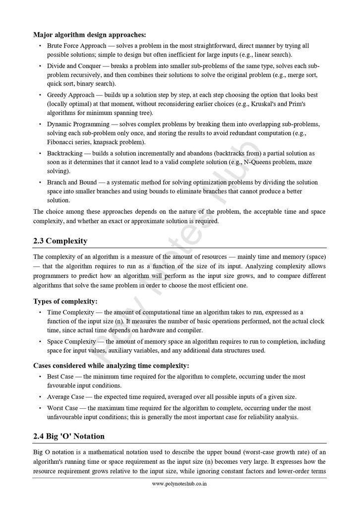 Principles of Programming and Analysis of Algorithms Free Notes PDF | Download Now Poly Notes Hub Download the Principles of Programming and Analysis of Algorithms Free Notes PDF for computer science and technology students - poly notes hub