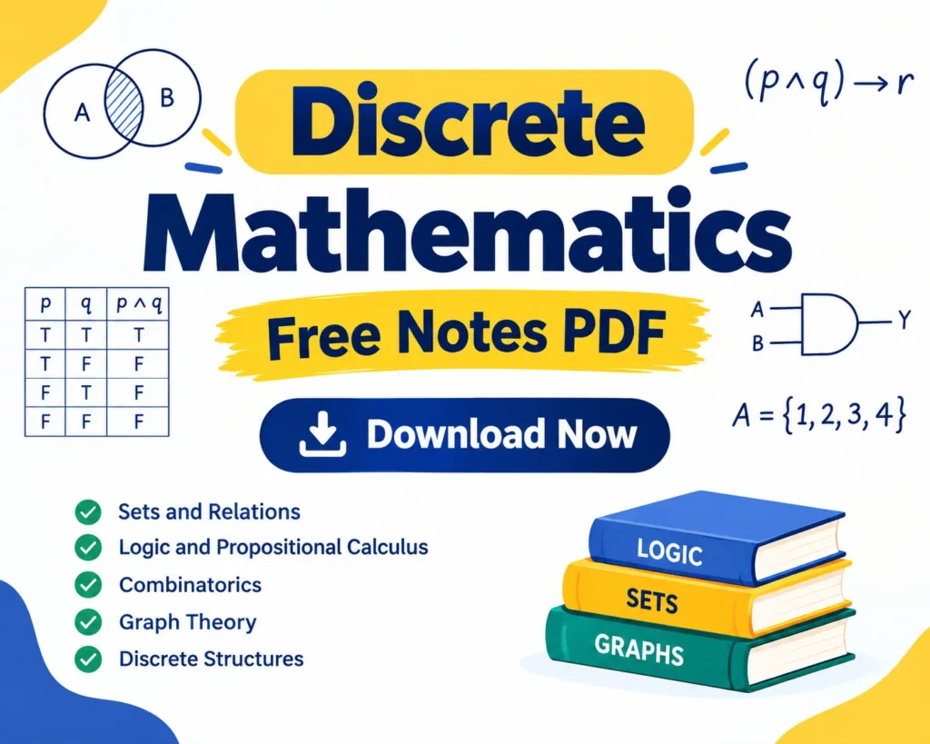 Discrete Mathematics Free Notes PDF of Computer Science Lecture Notes - Poly Notes Hub