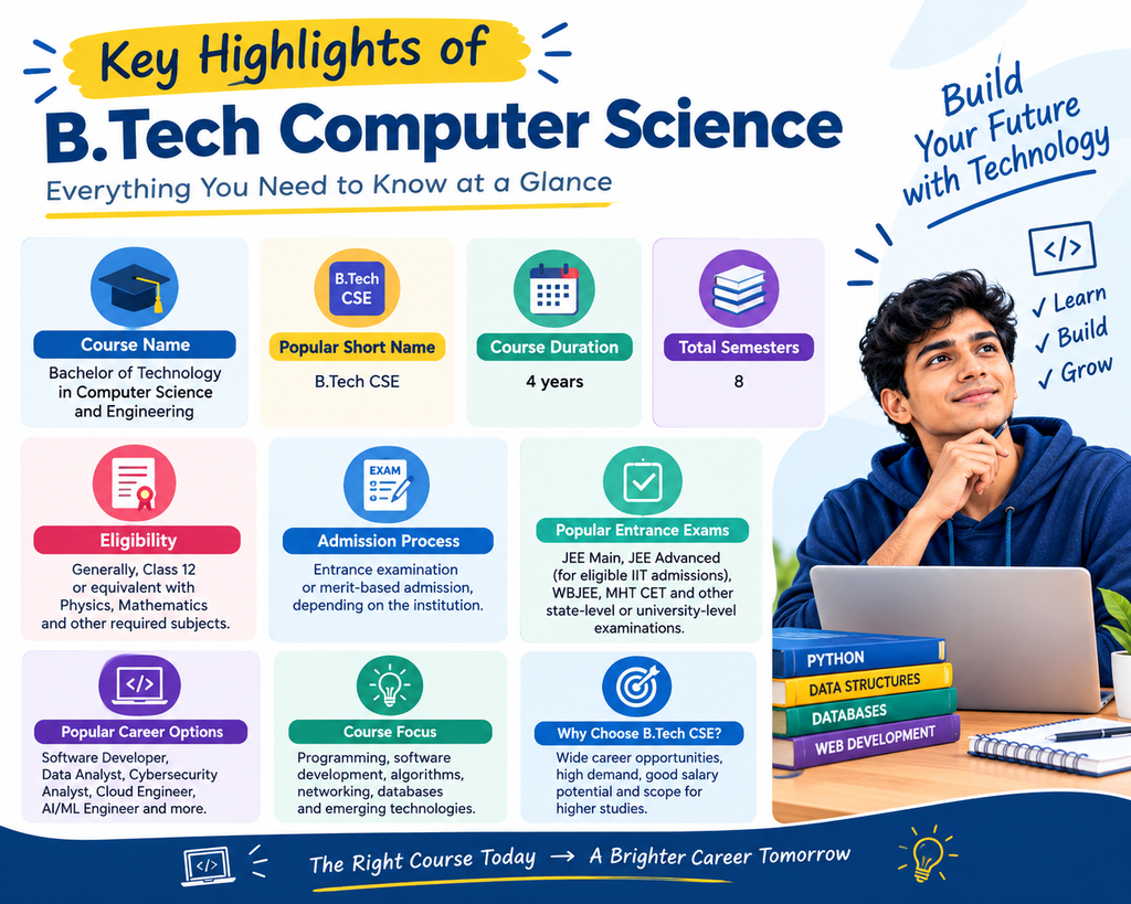 Key Highlights of B.Tech Computer Science - poly notes hub