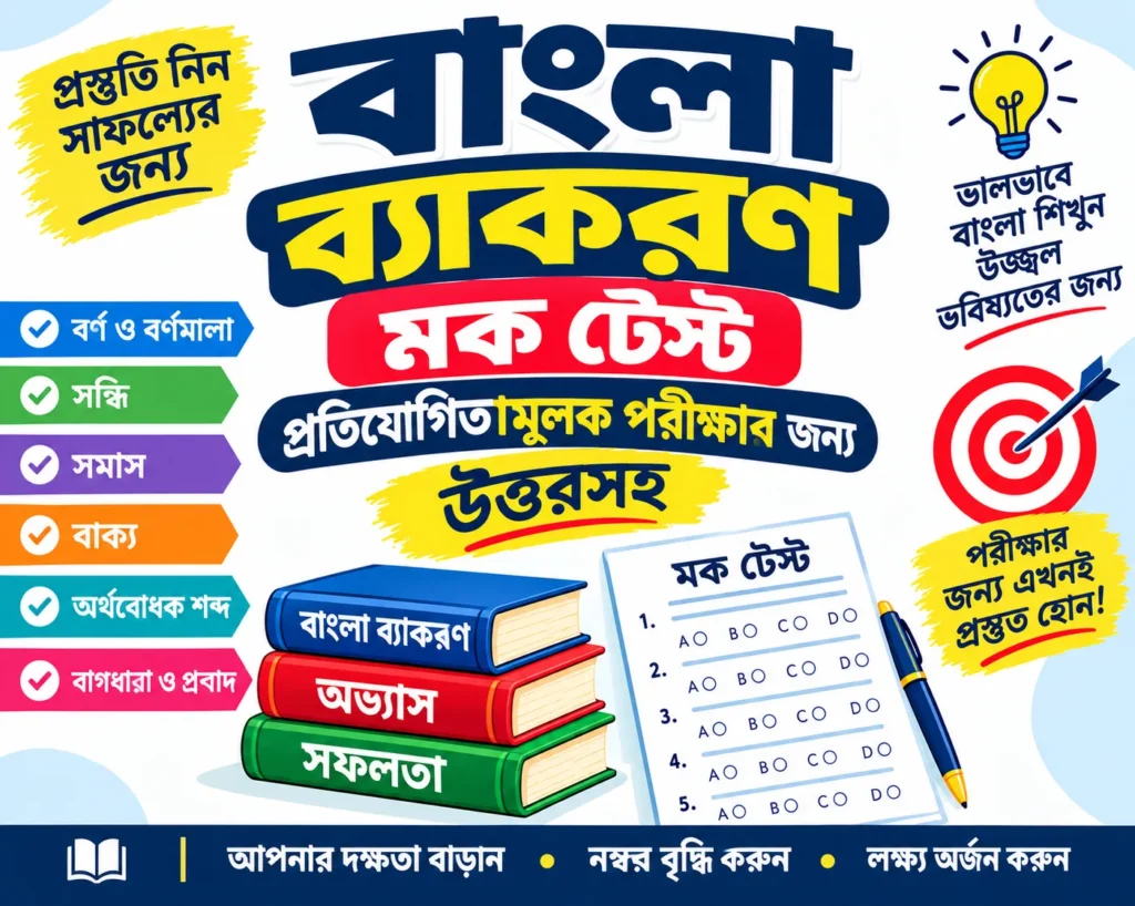 Bengali Grammar Mock Test For Competitive Exams with Answers - Poly Notes Hub