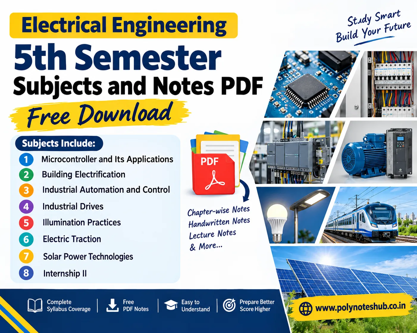 Electrical Engineering 5th Semester Subjects and Notes - Poly Notes Hub