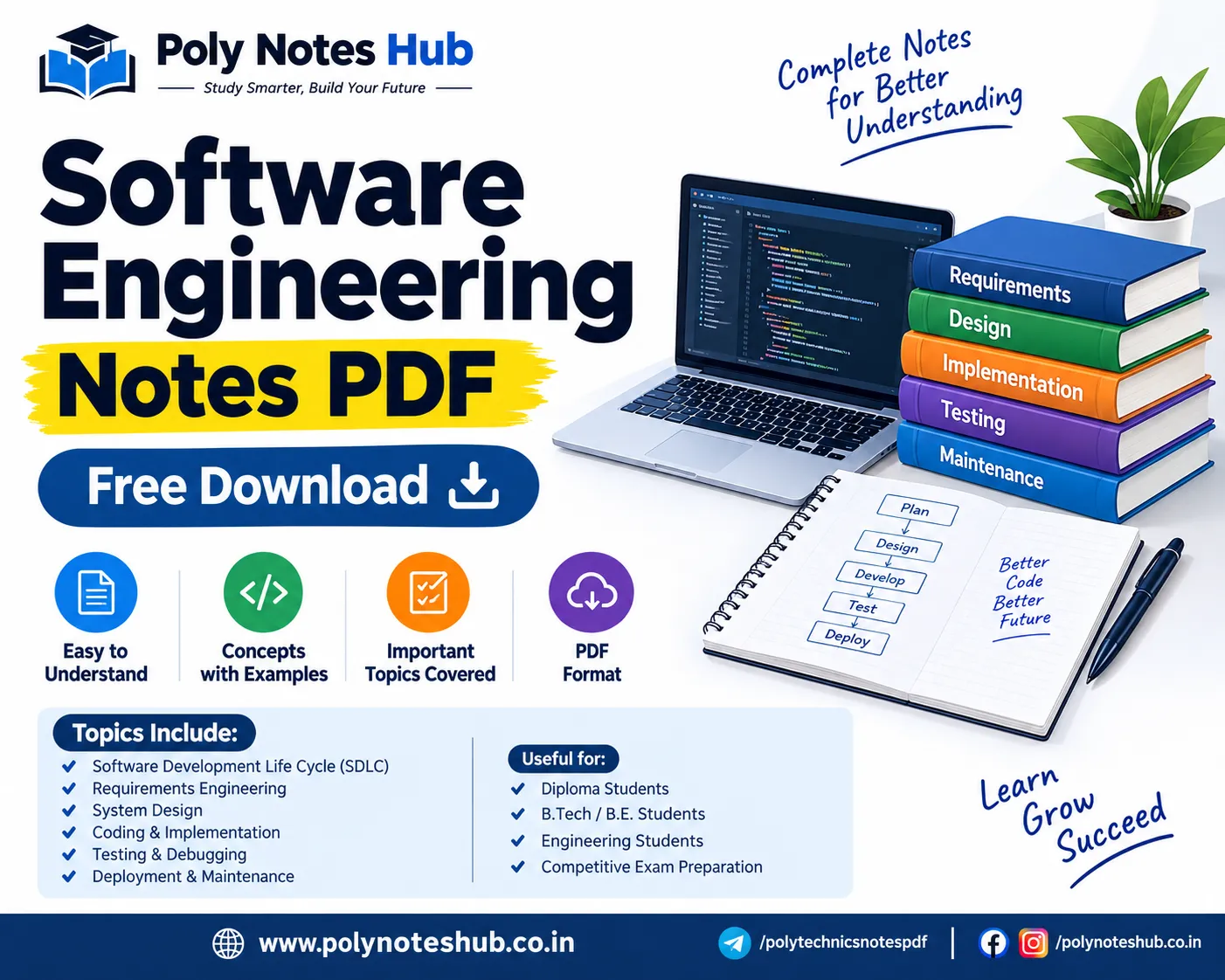 Software Engineering Notes PDF - Free Download Poly Notes Hub Software Engineering Notes PDF - Free Download - Poly Notes Hub